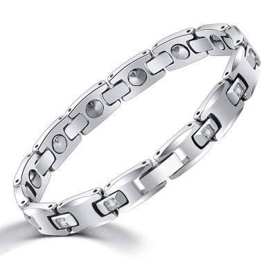 China BioMag CLASSIC Improve Sleep, Relieve Pain, Germanium Grain Titanium Bracelet Adjustable Bracelets Women for sale