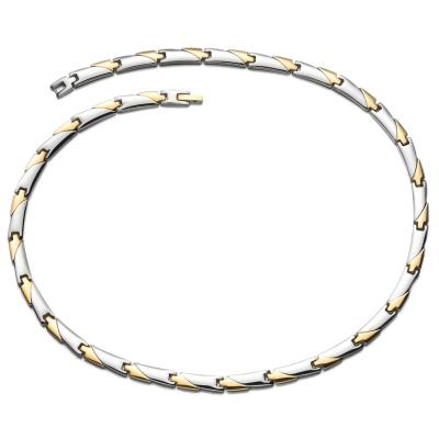 China BioMag Fashion Women Gold CLASSIC Female Thin Chains Necklaces Magnetic Chain For Arthritis And Blood Circualation for sale