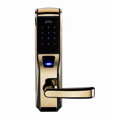 China Anti Rusty Bacterial Biometric Smart Door Lock High Quality Modern Design Euro Design Car Code Keyless Door Locks Modern Design for sale