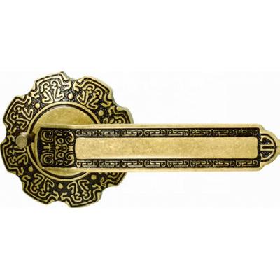 China Apartment Design H59 Luxury Antique Brass Door Lock Copper Toilet Room Bathroom Door Lock Privacy Lock for sale