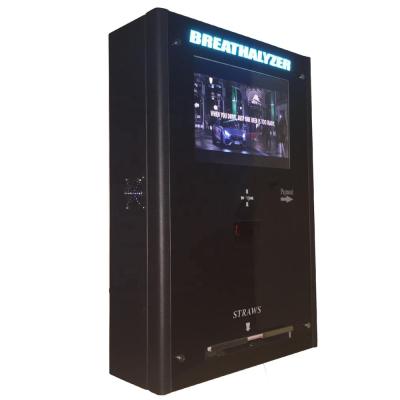 중국 Coin operated smart alcohol breath analyzer breathalyzer vending machine with reader Credit card port no wifi version 판매용