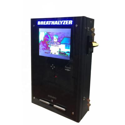 중국 M2M Single Smart Alcohol Breath Analyzer Vending Alcohol Tester breathalyzer with Credit Card Banknote Port Acceptor and Reader NO WIFI VERSION 판매용