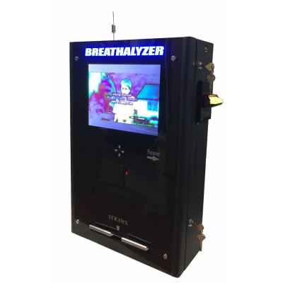 중국 M2M Smart Alcohol Breath Analyzer Vending Alcohol Tester breathalyzer with Credit Card Banknote Acceptor and Reader Port 판매용