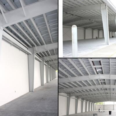 China Low Cost Residential Steel Structure Industrial Warehouse Shed Storage House Perforated Hot Dip Galvanized for sale