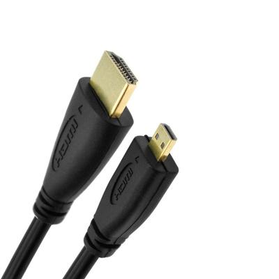 China Wholesale HDTV Male to Male High Speed ​​3D AV Cable Micro HDTV to HDTV Cable1.5M 3M 5M 10m Micro HDTV for sale