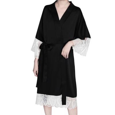 China Custom Designer High Quality Luxury Silky Lace QUICK DRY QUICK DRY Belted Maxi Dress Elegant Silk Maxi Dresses Lace Up Night Wear Luxury Maxi Dresses for sale