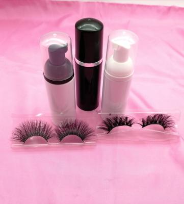 China Wholesale price new style mink eyelash extension shampoo 60ml bulk false wick remover clean foam for sale