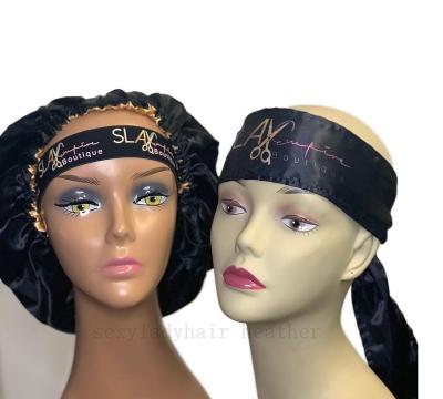 China Colorful Logo High Quality Silk Scarf Adult Custom Wrap Hairband Satin Headband Headband Hair Band Hair Band For Wigs for sale