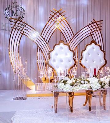 China New Modern Luxury / Luxury Design Christmas Wedding Backdrop With Butterfly for sale