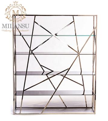 China Modern Luxury Home Living Room Furniture Led Light Corner Bar Wine Display Cabinet for sale