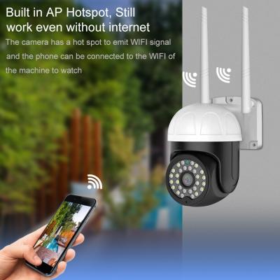 China Human Motion Tracking V380 Mini Hd 3mp Ptz Outdoor Waterproof Color Night Vision Wifi IP Camera for sale