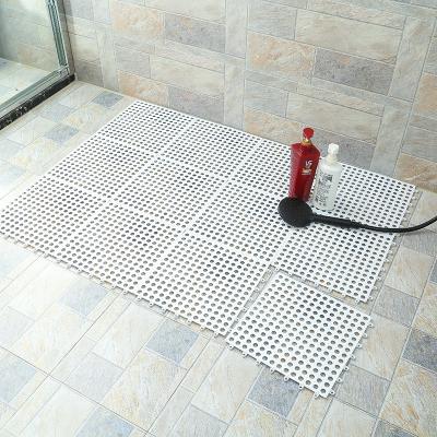 China Non-Slip Bathroom Floor Mats Durable Bathroom Mat Household Bathing Toilet Kitchen Splicing Waterproof Floor Mats for sale