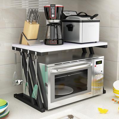 China Home Floor Oven Storage Rack Hot Selling Multilayer Kitchen Viable Storage Shelf for sale