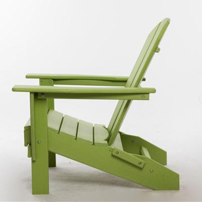 China Modern Repurposed Modern HDPE Lumber Folding Adirondack Chair, Outdoor Weather Resistant Plastic Patio Chairs for sale