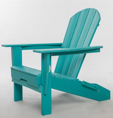 China Premium All Weather HDPE Lumber Adirondack All Weather Folding Chair, HDPE Furniture Adirondack Chair For Backyard Garden for sale