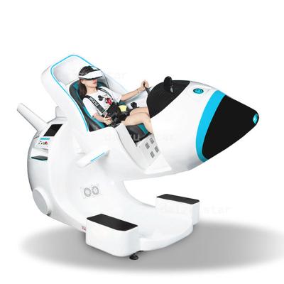 China Metal+acrylic+plastic enjoy fighter vr flight simulator vr game equipment large vr somatosensory equipment can be customized for sale