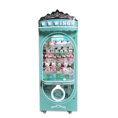 China Commercial Coin Operated Custom Crazy Claw Machine Toy 2 Animal Claw Machine Home Amusement Indoor Amusement Machine AA112 for sale