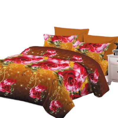 China 2022 New Designs Nondisposable 100% Polyester Printed Sheet Set for sale