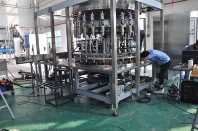 China 380V Stable Water Filling Machine 304 Stainless Steel / PLC Control With Touch Screen for sale