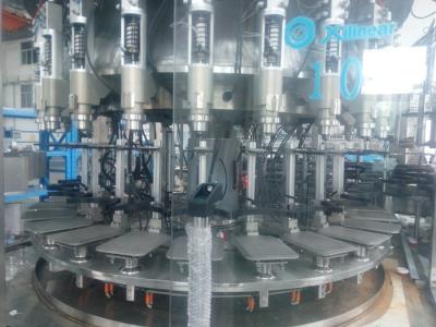 China PET Bottle Rotary Pulp Juice Soda Bottling Equipment , Carbonated Drink Filling Line for sale