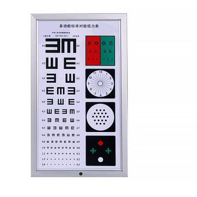 China Ophthalmic Optcal Equipment Eye Chart Light Box For Visual Acuity Eye Chart for sale