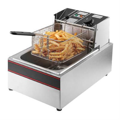 China Commercial Fast Temperature Kitchen Catering Equipment Table Rise Top Fry Chicken Fryer Deep Fryer For Sale for sale