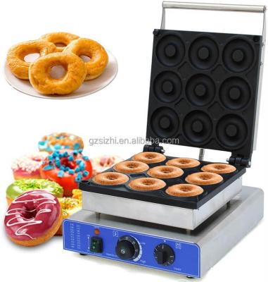 China Hot Selling Table Top Mini Donut Waffle Making Automatic Commercial Electric Donut Machine for sale