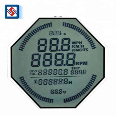 China Custom Round HTN Transflective LCD Screen Custom LCD Display For Instrumentation FS1241 for sale