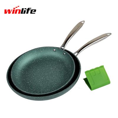 China Winlife sustainable customzied aluminum kitchen press cookware induction non stick cookware sets for sale