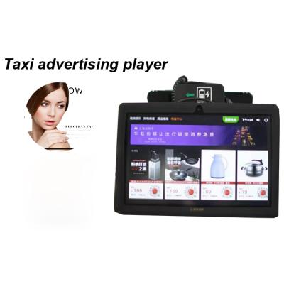 China Android taxi media player car hedge ndroid inside led bign box video machine screen on 10.1 tablet display taxi indoor advertising for sale