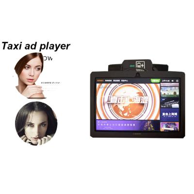 China Taxi Cardboard Contact Commercial Display Network 10 Inch 10 Inch USB Taxi Media Viewers Software LCD Advertising Player for sale