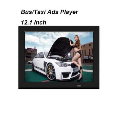 China Portable smart taxi led screen ad led crystal lcd display media android hanging interactive face audio rohs advertising player for sale