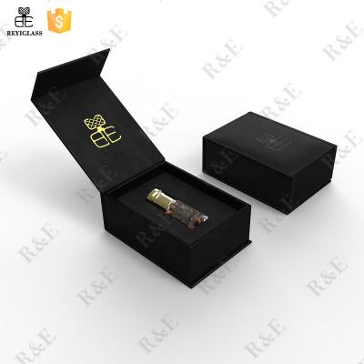 China Recyclable Custom PU Leather Box For 3ml 6ml 12ml Attar Oil Bottles for sale