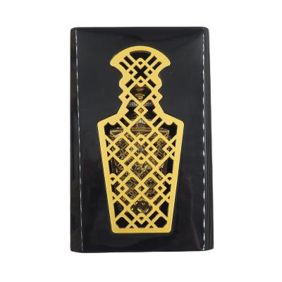 China Luxury Wholesale Black Gift Box For Arabic Attar Fancy Bottle for sale