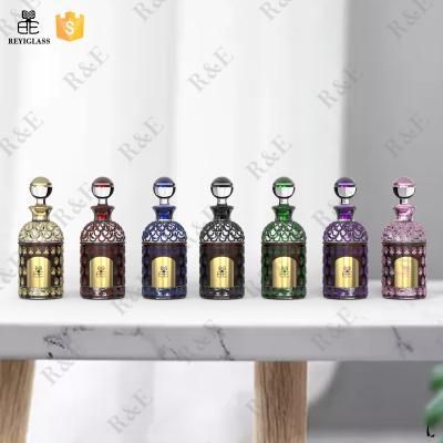 China Personal care 150ml perfume glass display essence handmade glass bottle for oud oil shop display bottle for sale