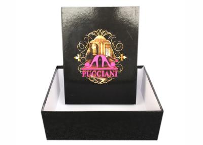 China Recycable Paper Black High Heels Box With Multi Color Offset Printing for sale