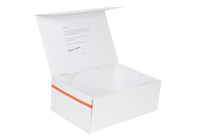 China Printed Plain White Paper Shoe Boxes / Gift Packaging Cardboard Boxes for sale