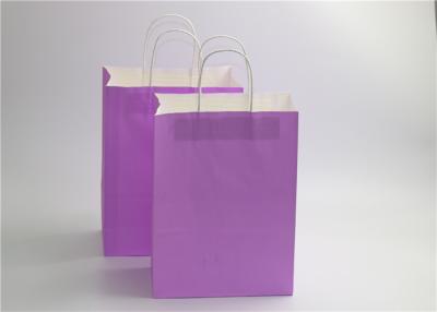 China Foldable Glossy Laminated Kraft Paper Bags with Logo Printed for sale