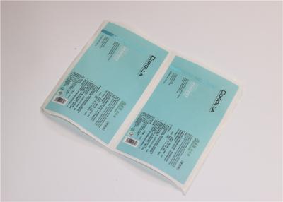 China Material profesional del papel revestido del diseño de las etiquetas autoadhesivas de encargo transparentes en venta