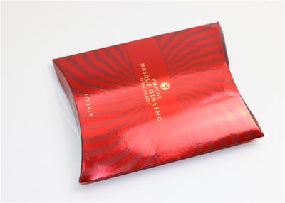 China Recycled Folding Paper Pillow Gift Box , Paper Pillow Box For Hair Extensions Packaging for sale