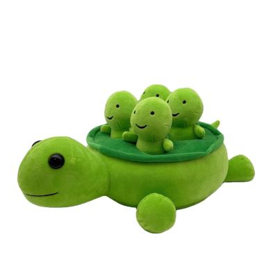 China 4 Pack Kids Stuffed Plush New Arrival Cute Turtle Mama Animals Customized Plush Toys for sale