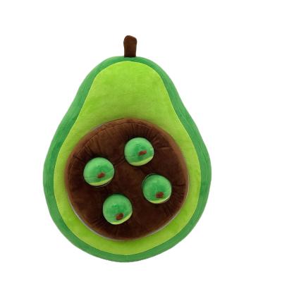 China Hot Selling Plush Field Stuffed Toys Baby Toys Plush Avocado Field Educational Dolls for sale