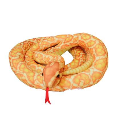 China Cute Cartoon Stuffed Snake Plush Simulation Toy Cute Cartoon Stuffed Snake Soft Funny Toy for sale