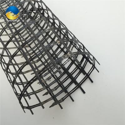 China Low Elongation 3% Road Construction Industrial Asphalt Coated Fiberglass Geogrid for sale