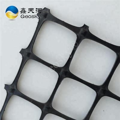 China Basement Industrial Reinforcement Subgrade Plastic Geogrid for sale