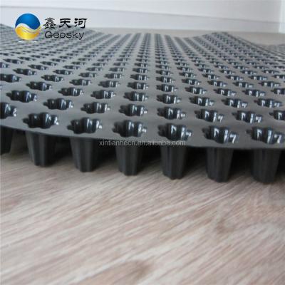 China Dimple Type Geotextile Drainage Contruction Waterproof HDPE Geomembrane Composite Panel for sale