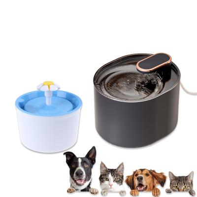 China Water Fountain Purrini Circulation Drinker Pet Water Fountain Dispenser Filter Auto Running Automatic Pump Light Smart Quiet Cat for sale