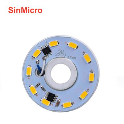 China Universal Single Sided Round MCPCB 94v-0 LED PCB Board With RoHS for sale