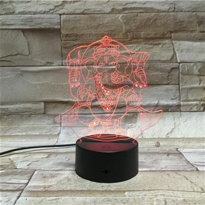 China 2022 Amazon New Product 3D Modern Illusion LED Lamp Hot Sale Top Ten 3d Night Light for sale