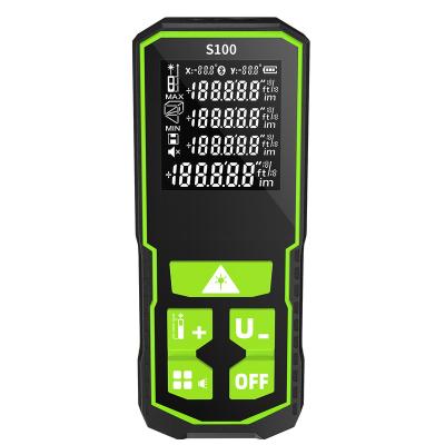 China Hot Sale S60 Li-ion Battery Tpye-c Charge S60 Laser Level Rechargeable High Quality Distance Meter for sale